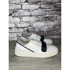 Alma Mater Gamma 4 True White Leather Strap Lace Up Shoes Women Sz 40EU/9M US M7